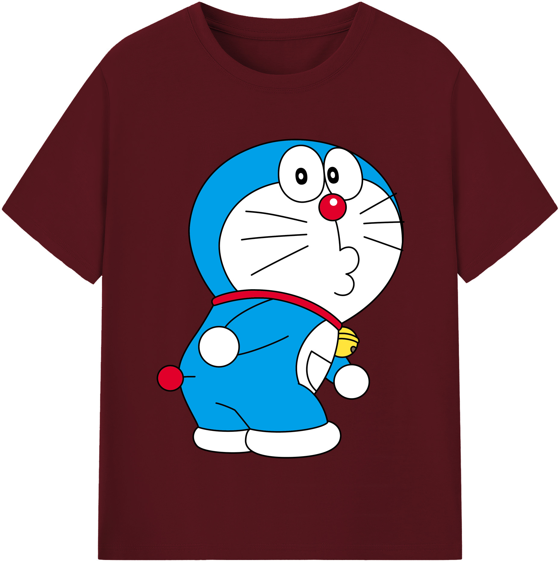 （画像用） ドラえもん Doraemon 綿100％半袖Tシャツ（フロントプリント）